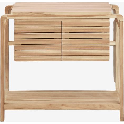 SKLUM Bradley Badezimmermöbel-Set aus Teakholz (1/5)