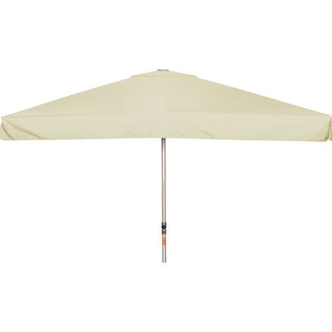 Doppler Sonnenschirm/ Großschirm "Alu Expert Teleskop" 300 x 300 cm, natur, mit Volant, Bezug aus 100% Polyester, Gestell aus Aluminium, 18,1 kg (1/5)