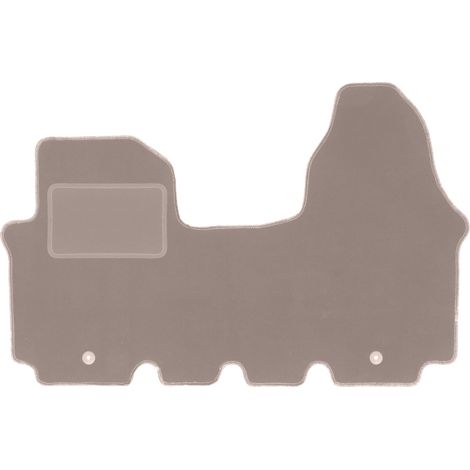 Beige Veloursmatten für: Opel Vivaro Kastenwagen (2001-2014)