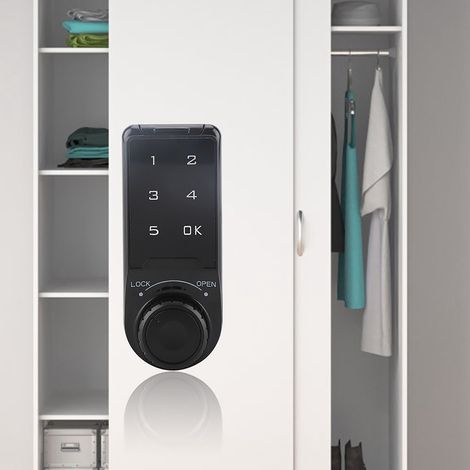 Elektronisches digitales Zahlenschloss mit Touch-Tastatur für sicheren Tresor (L=20 mm) (1/5)