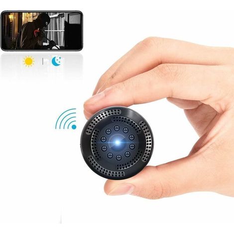 Mini Caméra Espion WiFi 1080P HD Caméra Cachée Sans Fil avec Enregistreur Vidéo/Détecteur de Mouvement/Vision Nocturne/Moniteur à Distance pour iPhone/Android/iPad (1/5)