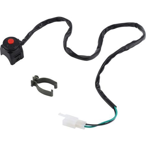 Interruptor de Encendido/Apagado, Botón de Control de Bocina para Manillar de Moto 7/8" (22mm) (1/5)