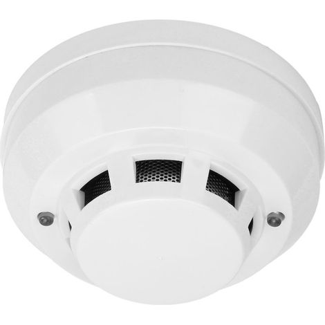 Détecteur de fumée capteur d'alarme incendie filaire pour indicateur LED domestique et commercial 9-24V (1/5)