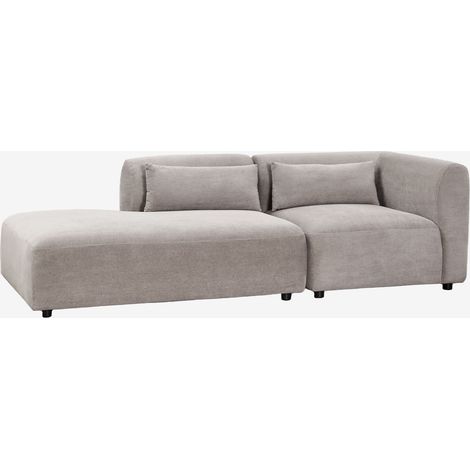 Canapé modulaire d'angle 2 pièces Fogler avec méridienne gauche SKLUM