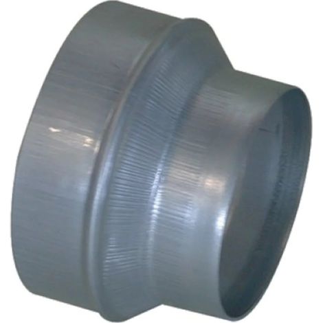 Aldes – Réducteur conique VMC mâle 160/80 mm – Acier galvanisé pour ventilation – Optimise le flux d'air entre conduits