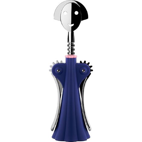 Sacacorchos Anna G. azul diseño único Alessi (1/2)