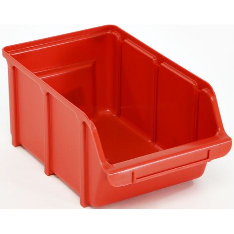 BAC À BEC PLASTIQUE RAACO - ROUGE - 10 LITRES
