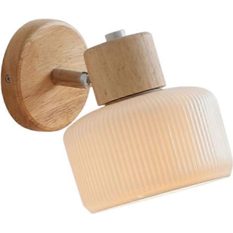 Applique murale moderne nordique en céramique, idéale pour la décoration de la chambre, du salon ou de la salle de bain. Orientable vers le haut ou vers le bas. (1/5)