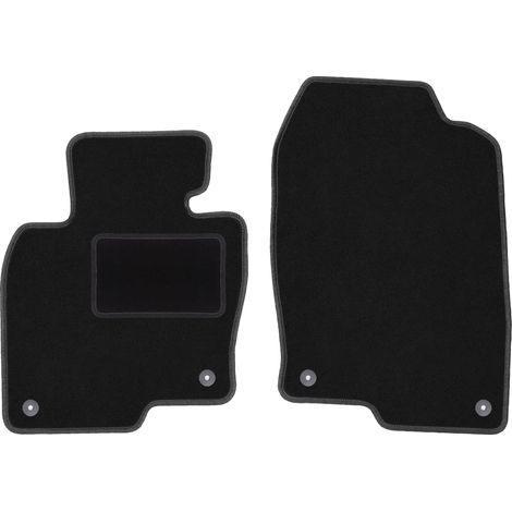 Tapis avant noirs pour : Mazda CX-5 II SUV (2017-) (1/5)