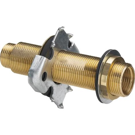 Viega Raxofix passaggio a muro, Rp 1/2, G 3/4, L 120 bronzo rosso modello 2132.91, 490454