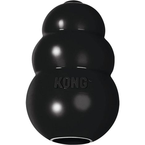 KONG Classic XXL, schwarz - Kauspielzeug aus Naturkautschuk für Hunde