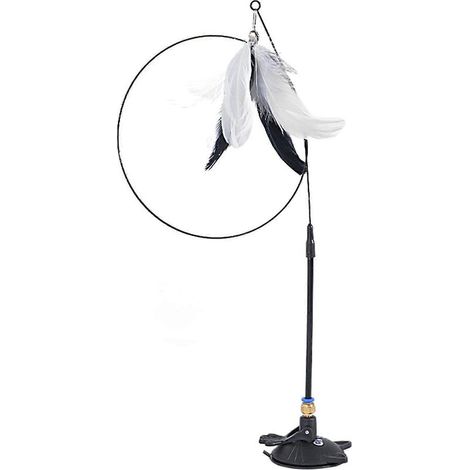 Baguette à ventouse pour chat, jouet anti-stress pour animaux de compagnie, pour l'intérieur et l'extérieur, pour chats de toutes tailles et de toutes tailles.