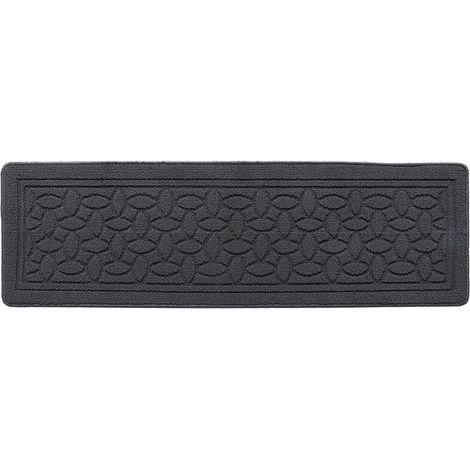Tapis Cuisine 45 x 150 cm, Tapis Cuisine Devant evier, Tapis de Cuisine Antidérapant et Lavable pour Cuisine, Salle à Manger, Buanderie (Gris) (1/4)