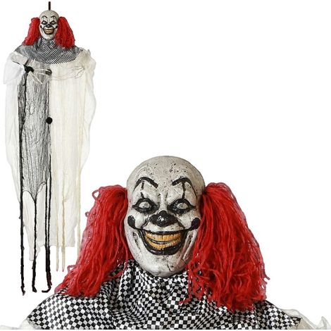 BigBuy Atosa Clown multicolore 175 cm luce suono movimento