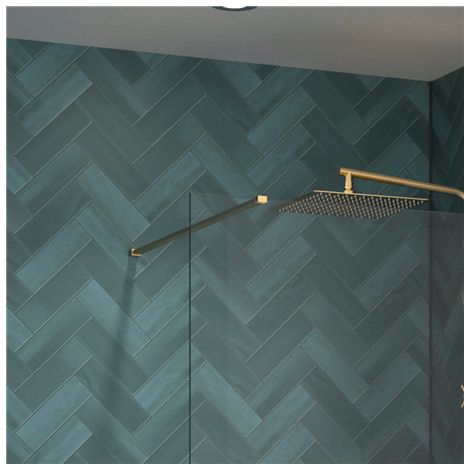 KINEDO - Barre de Renfort Plafond Pour Paroi de Douche - Finition Chromée / Aluminium - Fabriquée en France