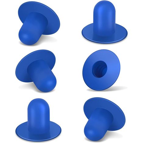 Paquet de 6 pièces de rechange de bouchons muraux de piscine – Bouchon de bouchon de trou de filtre de pompe de filtre de piscine hors sol compatible (1/5)