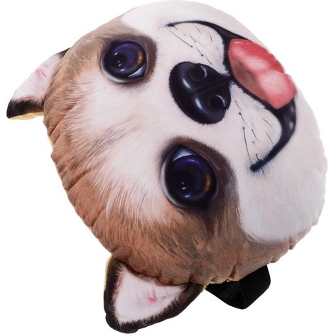 Oreiller Cervical 3D Voiture Motif Chien Corgi Doux et Rembourré, Coussin D'appui-tête Ergonomique pour Soutien du Cou, Décoration d'oreiller de Voiture Confortable et Polyvalent (1/5)