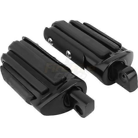 1 1/4" Motorrad-Fußrasten, verstellbar, 32 mm Motorschutzbügel, Pedalmontagesatz für Harley Sportster Softail – Style2Black (1/5)