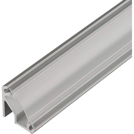 3 Stück LED Profil-99 Alu mit klarer Abdeckung 2000 x 15,7 x 15,8 mm für LED Streifen Aluminium Aluprofil von SOTECH (1/5)