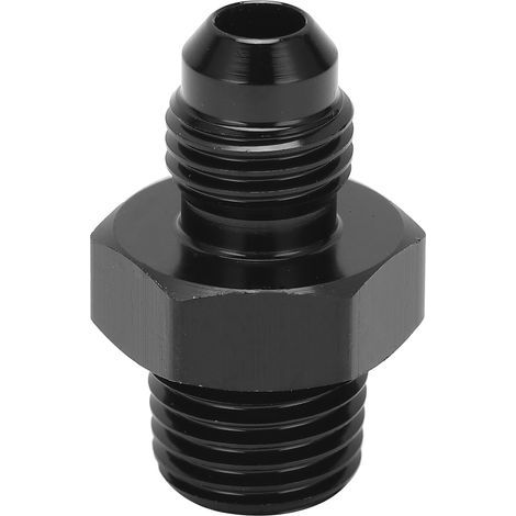 AN auf 1/4 NPT Kraftstoffleitungsverschraubung aus 6061-T6 Aluminium, schwarz eloxiert (1/5)
