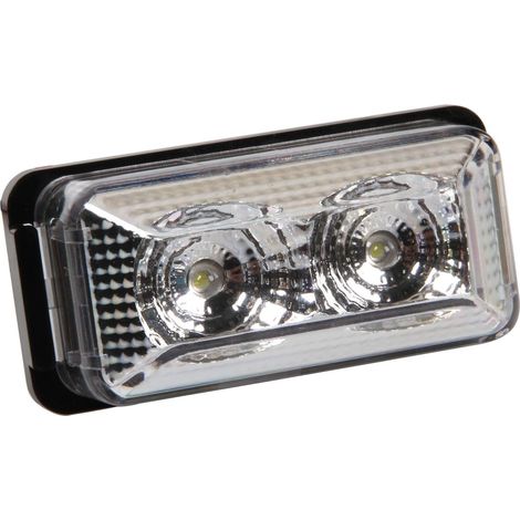 Luce decorativa - 2 Led - 24V - Bianco (1/5)