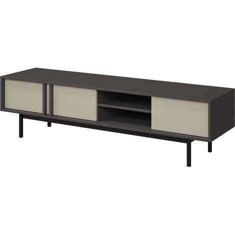 Mueble TV Levali 108, Beige, Número de puertas: 0, Número de cajones: 0, 163x43x43cm (1/4)