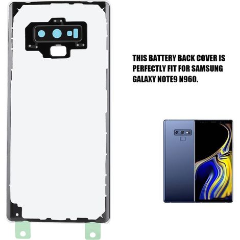 Cover posteriore trasparente per Samsung Galaxy Note9 N960 (con strumenti) - Nera (1/2)