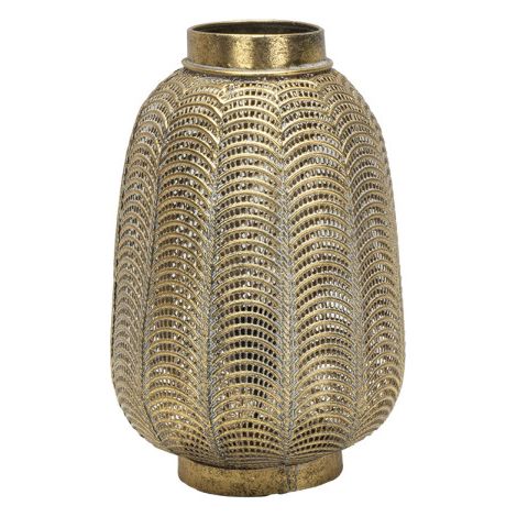 Sobremesa Trikala Cuero Envejecido 1xe27 39x25x25cm