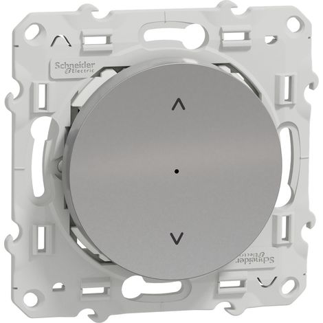 Wiser Odace - interrupteur volet-roulant - 4A - zigbee - alu (S530567W) (1/5)