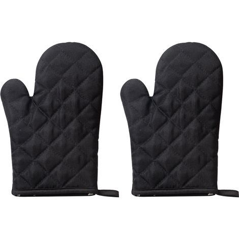 Oven Mitts - Heat Resistant - For Oven And Cookware Handling - 27 X 17 Cm - Set Of 2 (1/5)