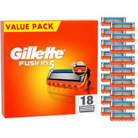 Gillette Fusion5 Systemklingen 18er Ersatzklingen, 18 Stück