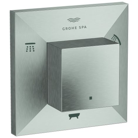 Grohe Allure Brilliant Deviatore a 5 vie (2 ingressi e 3 uscite) Cromo spazzolato, 29399DC0 (1/2)