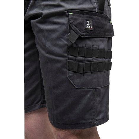 Bermuda de travail fondeur gris-noir LMA Taille 42