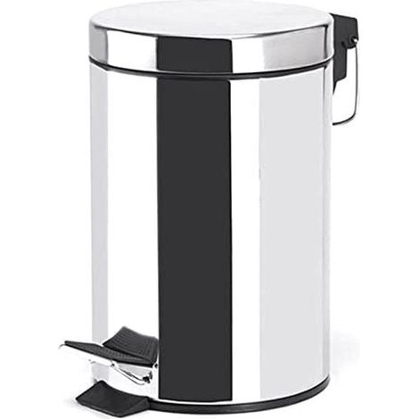 MSV Pattumiera a Pedale Inox 3L Specchio