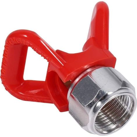Base de protection de buse de pulvérisateur de peinture Composants de pulvérisateur de peinture sans air Outil de buse de pulvérisateur Pièces de rechange universelles de peinture sans air compatibles (1/5)