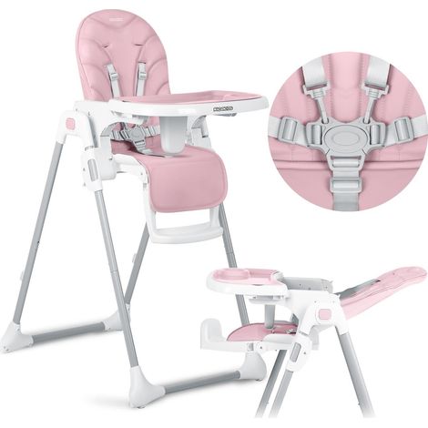 Sedia da pranzo rosa per bambini ricokids tulo