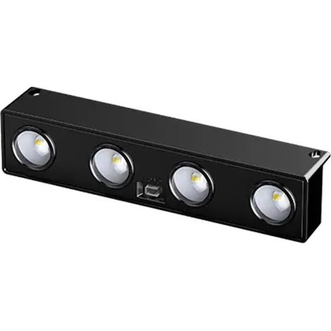 Spots muraux solaires rectangulaires interrupteur marche arrêt 4 6 8 LED (1/5)