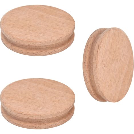 Set mit 10 abgerundeten Polierwerkzeugen aus Buchenholz, DIY-Lederglätter, Fasenwerkzeug für die Lederverarbeitung (1/5)