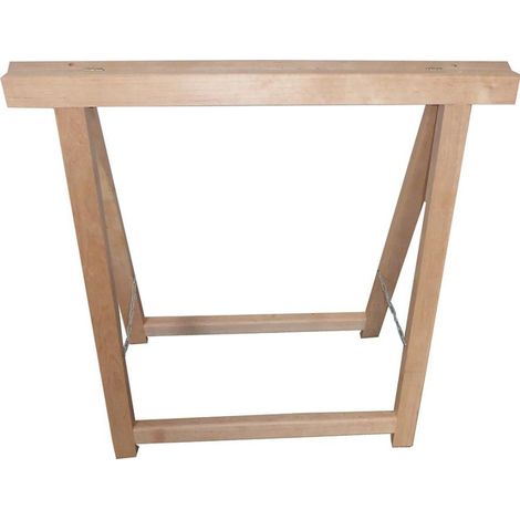 Cavalletto in legno pieghevole 75x75cm. pieghevole. Profilo