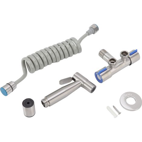 Pulvérisateur de bidet pour toilettes, hygiénique et efficace, à pression, filetage mâle G1/2, pulvérisateur portatif pour couches lavables à domicile