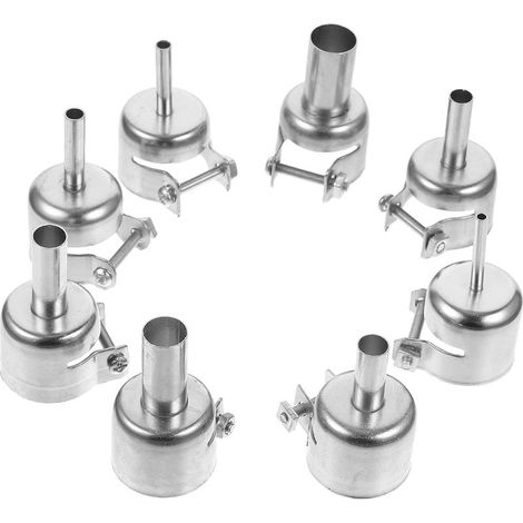 Kit de buses de pistolet thermique 8 pièces pour Station de soudage à Air chaud 850, accessoire d'outil de réparation (1/5)