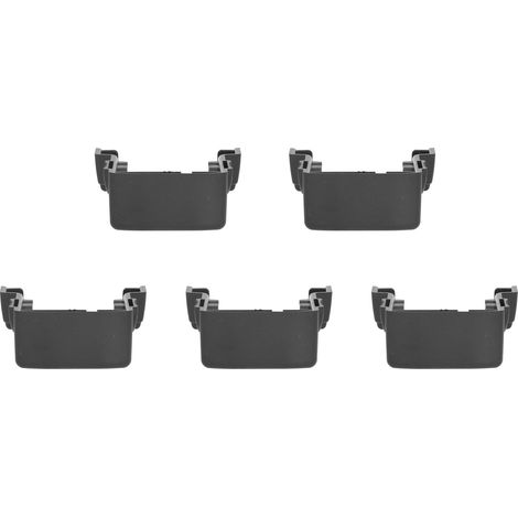 Supports de batterie ABS noir, plaque de fixation, supports de quai de montage pour Milwaukee M18 18V, 5 pièces (1/5)