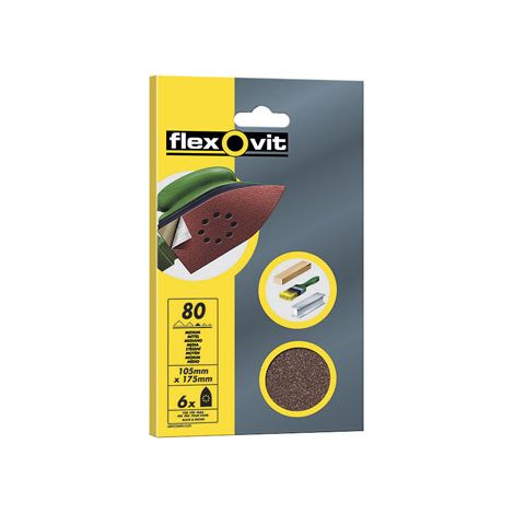 LIJA TRIANGULAR ESP.VEL.105X175 GR.50 - SAINT GOBAIN