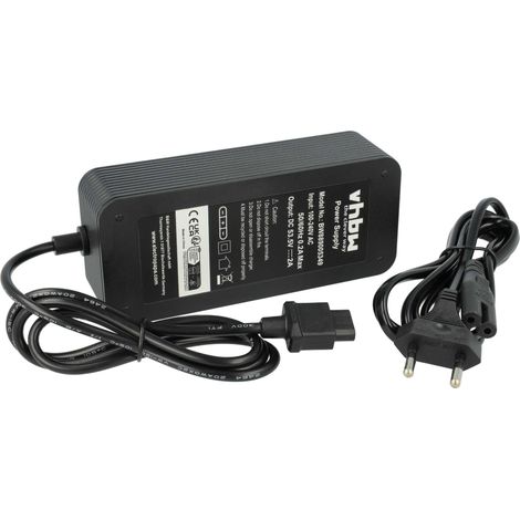 vhbw Cargador compatible con NIU KQi Air X, KQi Air patineta eléctrica - Cargador 53,5 V, 2 A