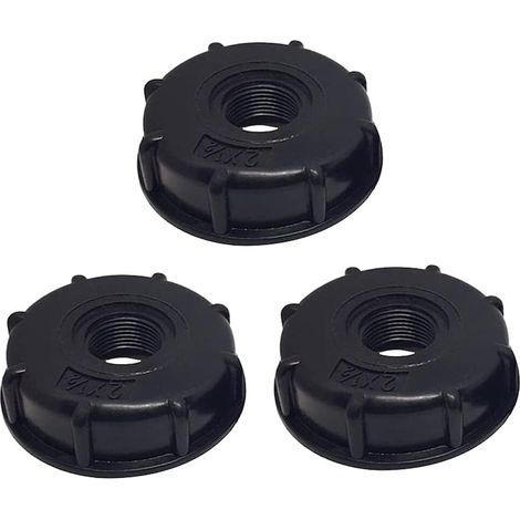 Adaptateur de bouchon pour citerne IBC en plastique, filetage 1/2 pouce, raccord de vanne, stockage liquide (1/5)
