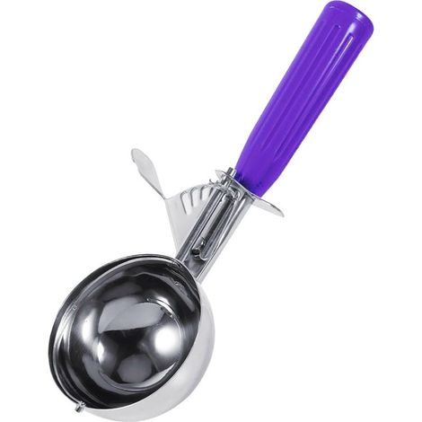Cuillère à Glace aux Fruits Pratique en Acier Inoxydable avec Manche (1/5)