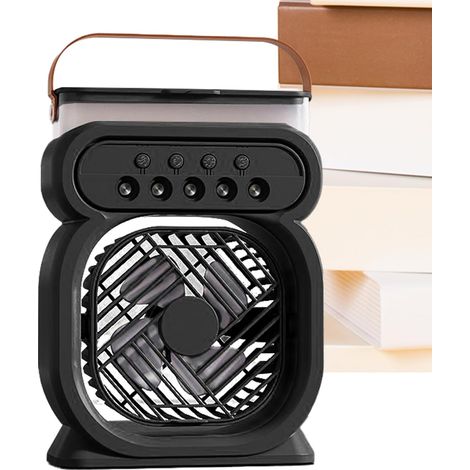 Ventilateur Rechargeable 3 Vitesses Veilleuse Circulateur D'Air (1/5)