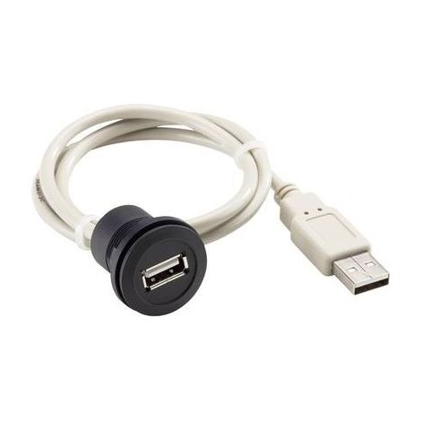 Presa da pannello USB 2.0 con cavo Presa RRJUSBSW RRJUSBSW Schlegel Contenuto: 1 pz. (1/2)