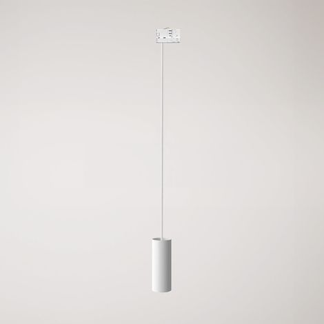 Creative Cables - Candeeiro suspenso com abajur Tub-E14 para calhas - lâmpada incluída