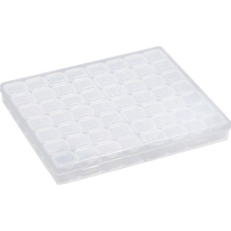 Boîte multifonctionnelle à 28 compartiments pour bijoux, broderies, strass, nail art et perles Tommoy01 (1/3)